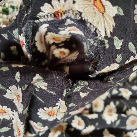 SOLD Daisy Dress 90's Flower Grunge Mini XS/S - Picture 10 of 11